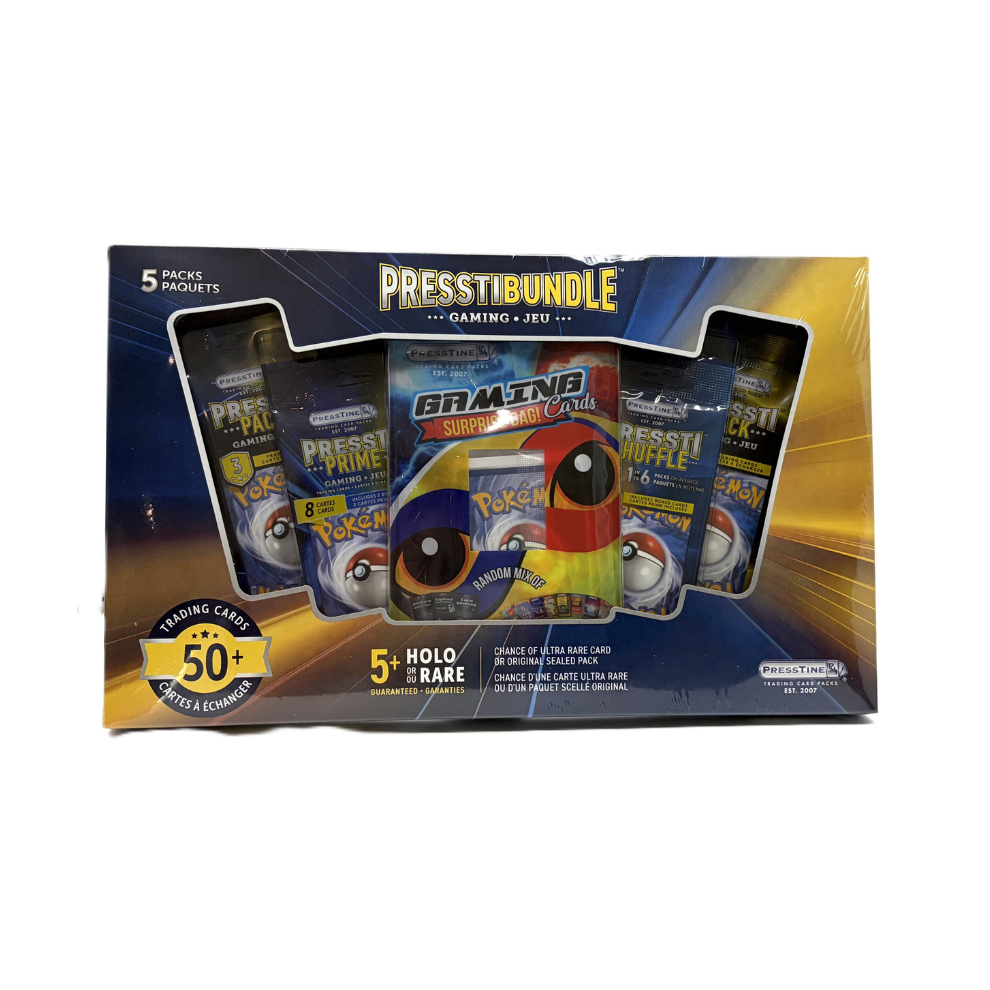 Pokemon 50ct. PresstiBundle (5 Holo or Rare Cards Guaranteed) Pokemon 50ct. PresstiBundle (5 Holo or Rare Cards Guaranteed)