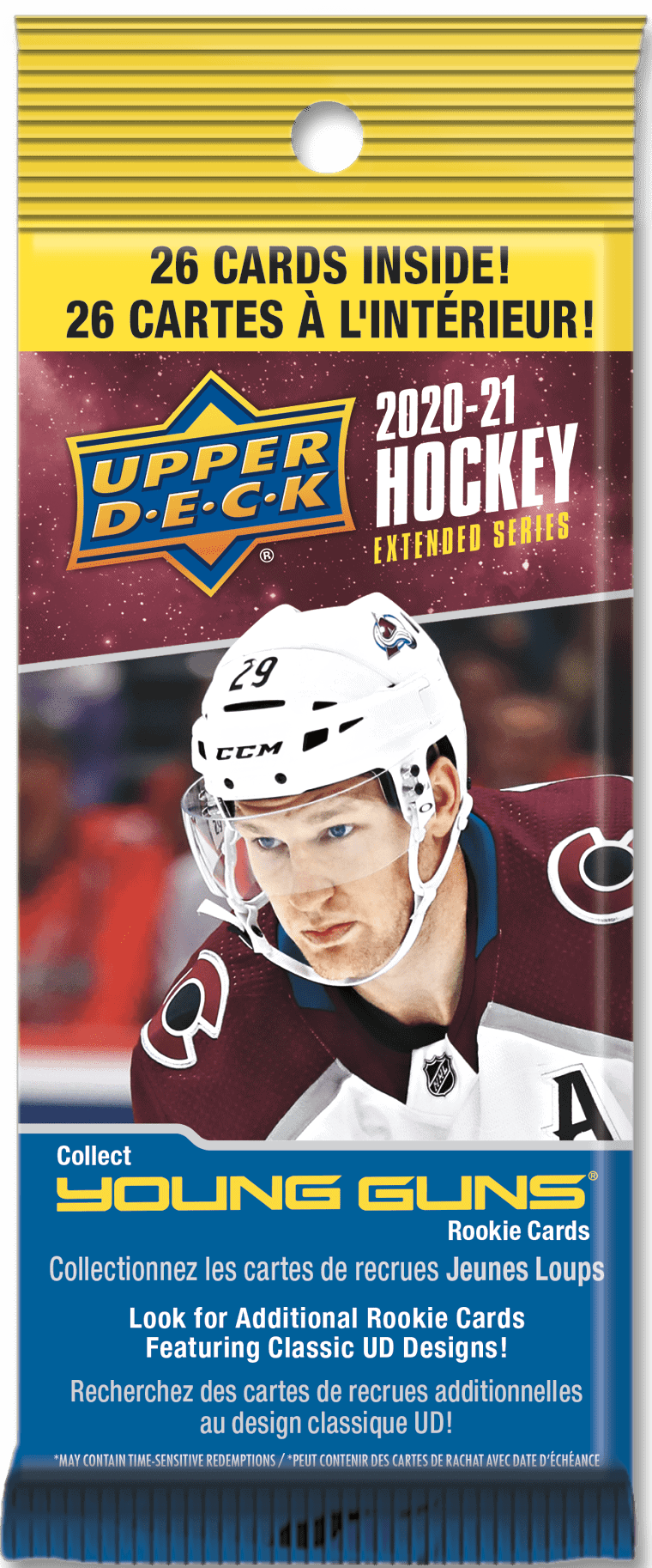 2020-21 Upper Deck Extended Series Hockey NHL 26Ct. FAT PACK
