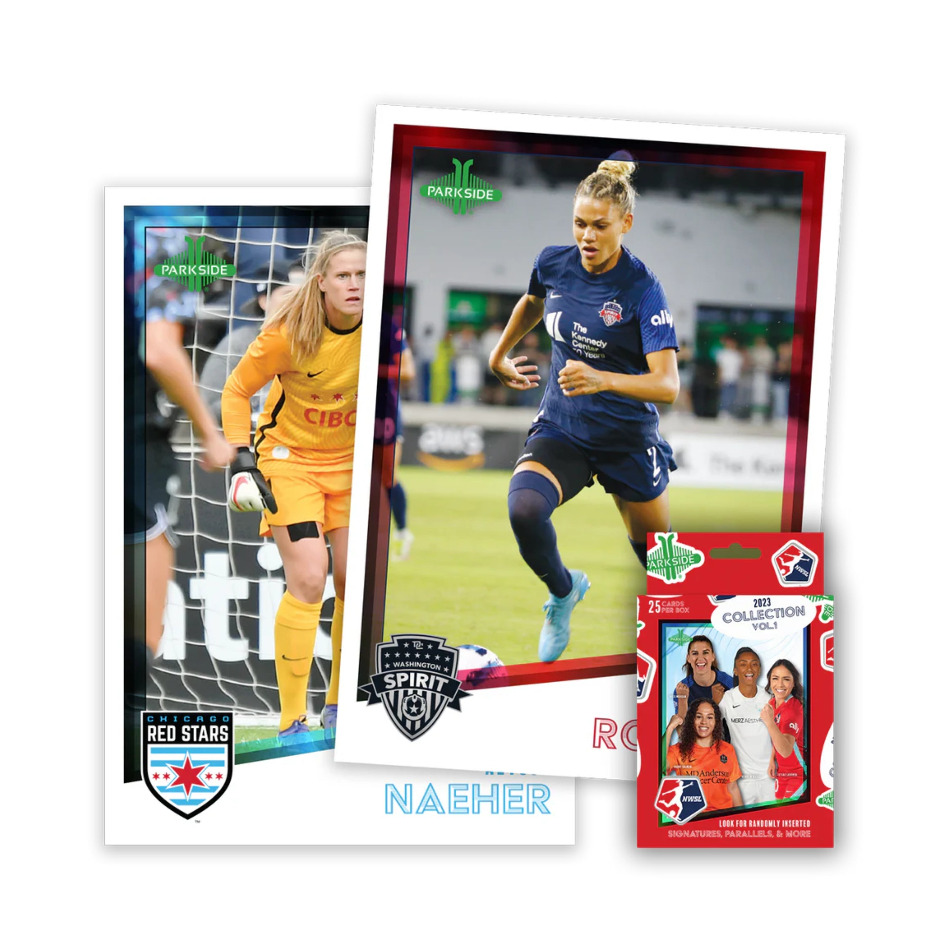 2023 Parkside NWSL Collection Volume 1 Soccer 25ct. HANGER BOX