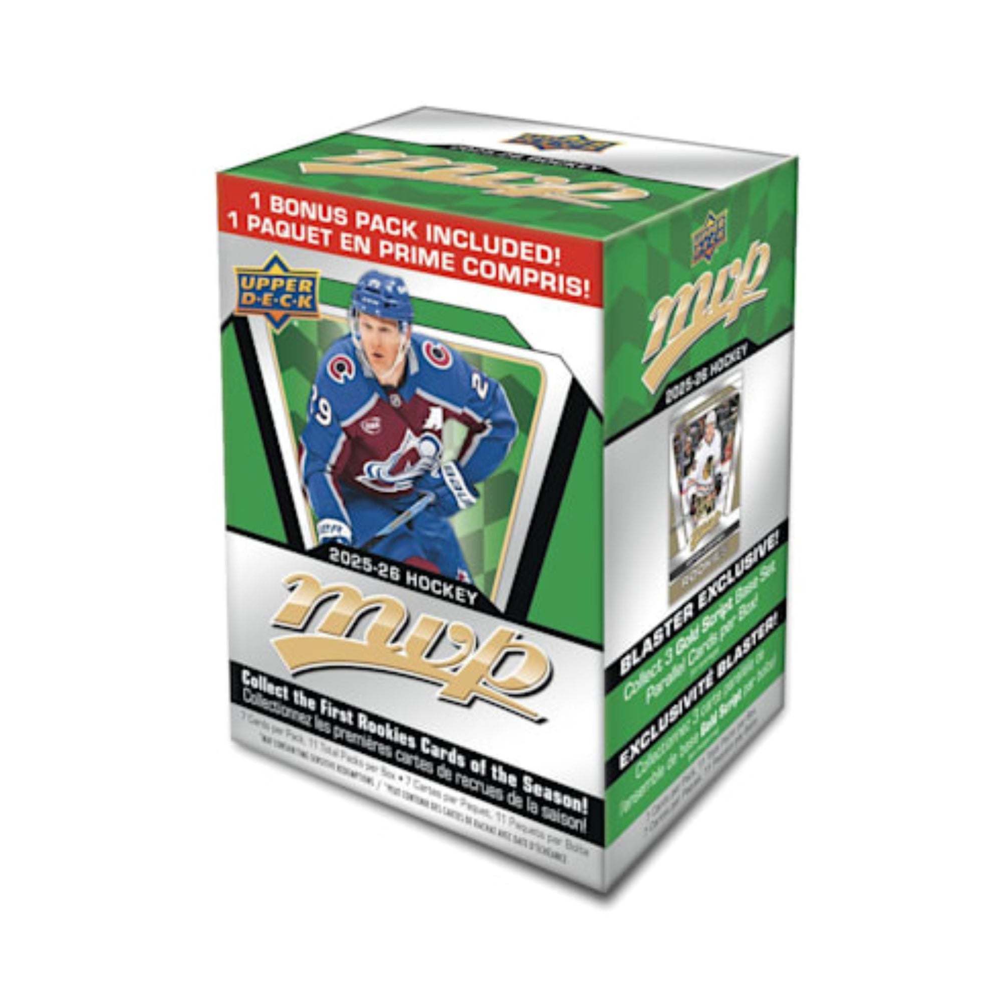 2025-26 Upper Deck MVP NHL Hockey 77ct. BLASTER BOX