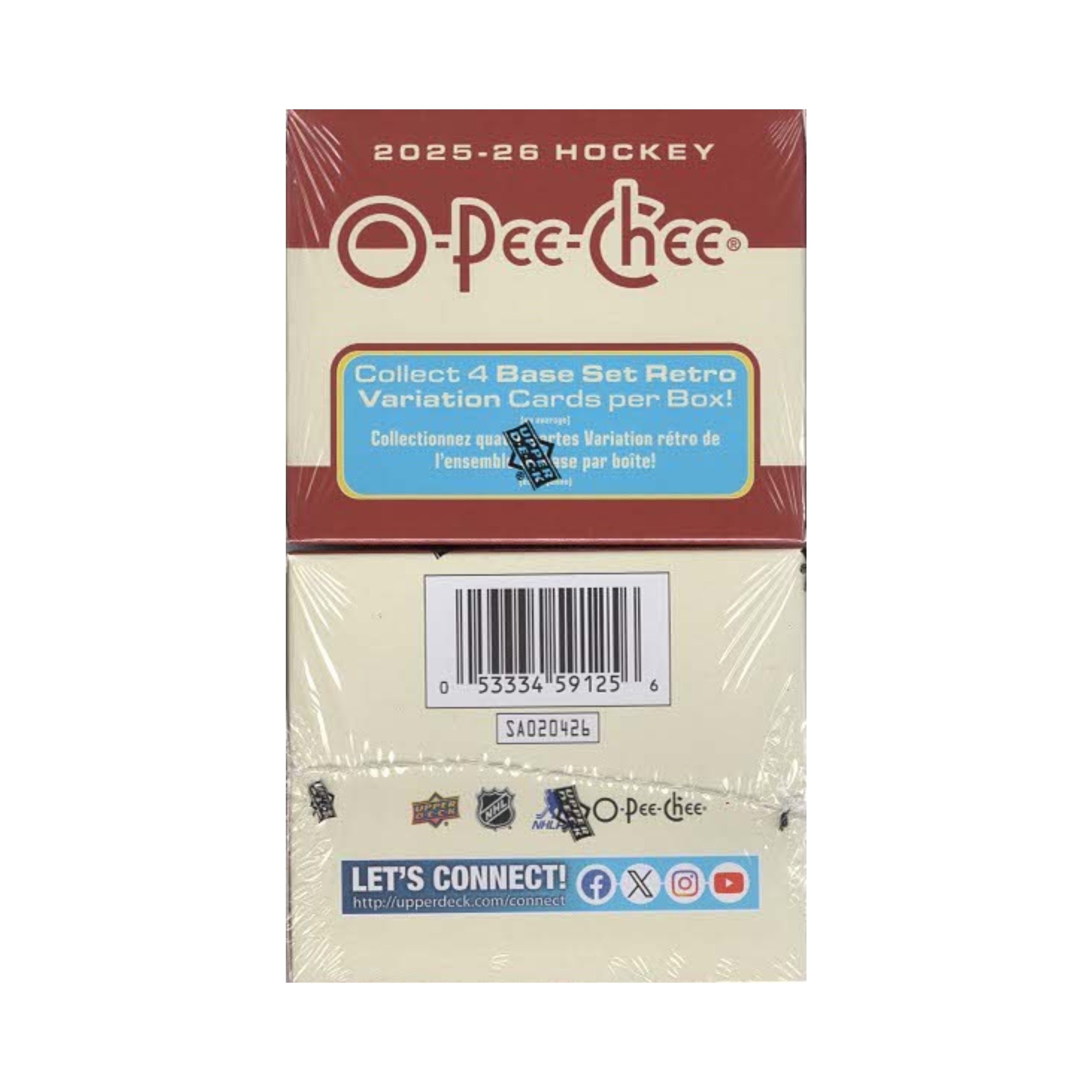 2025-26 Upper Deck O-Pee-Chee Hockey 72ct. Blaster Box