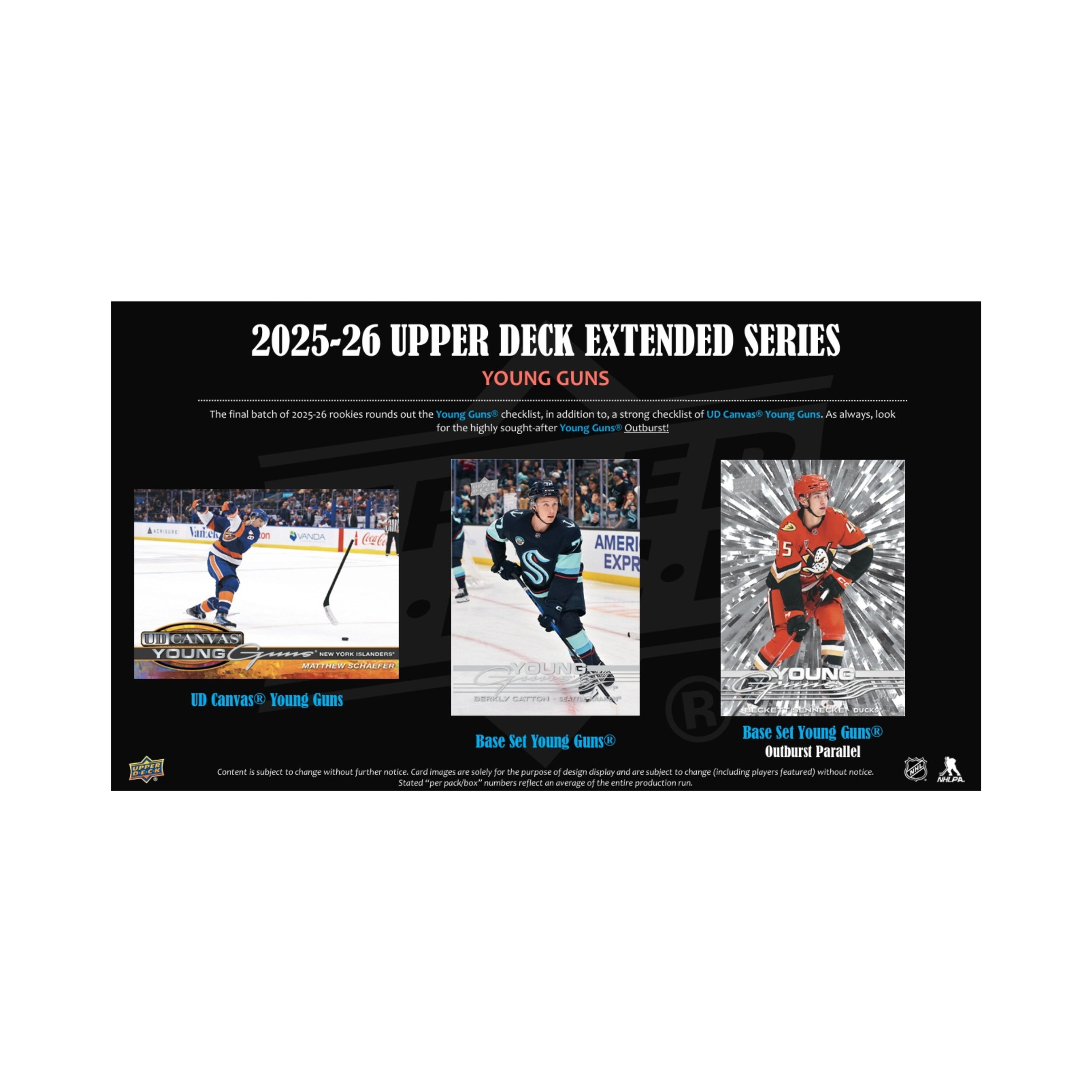 2025-26 Upper Deck Extended Series Hockey 336ct. Gravity Feed