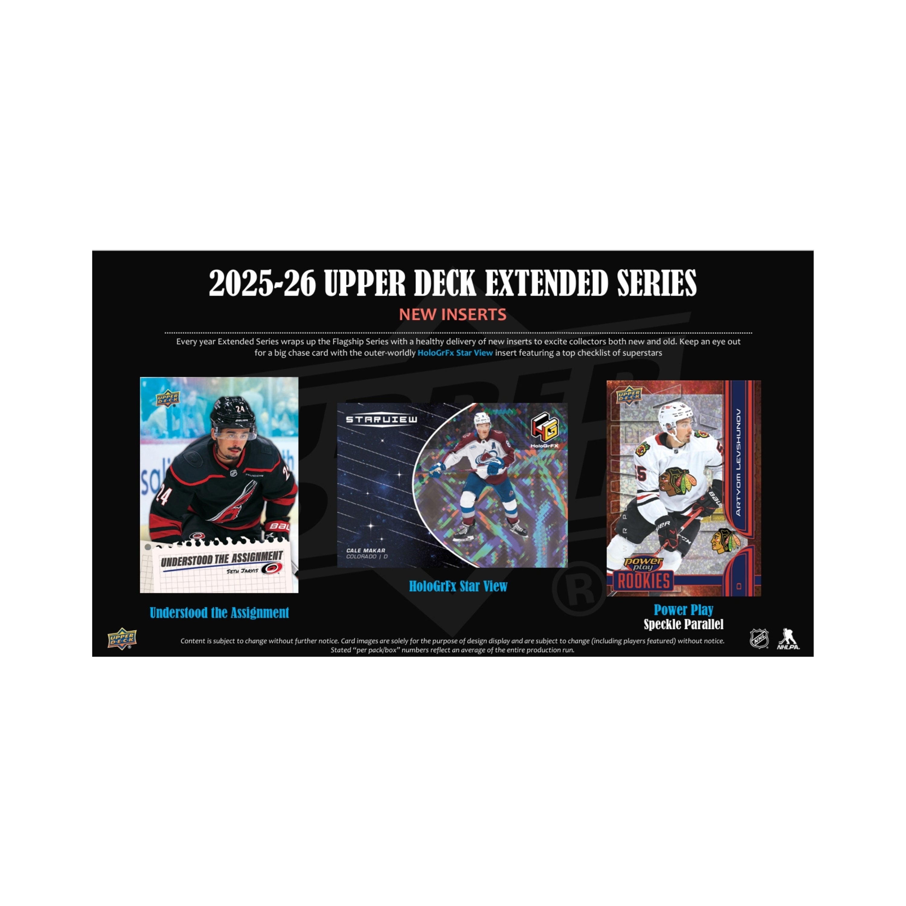 2025-26 Upper Deck Extended Series Hockey 336ct. Gravity Feed