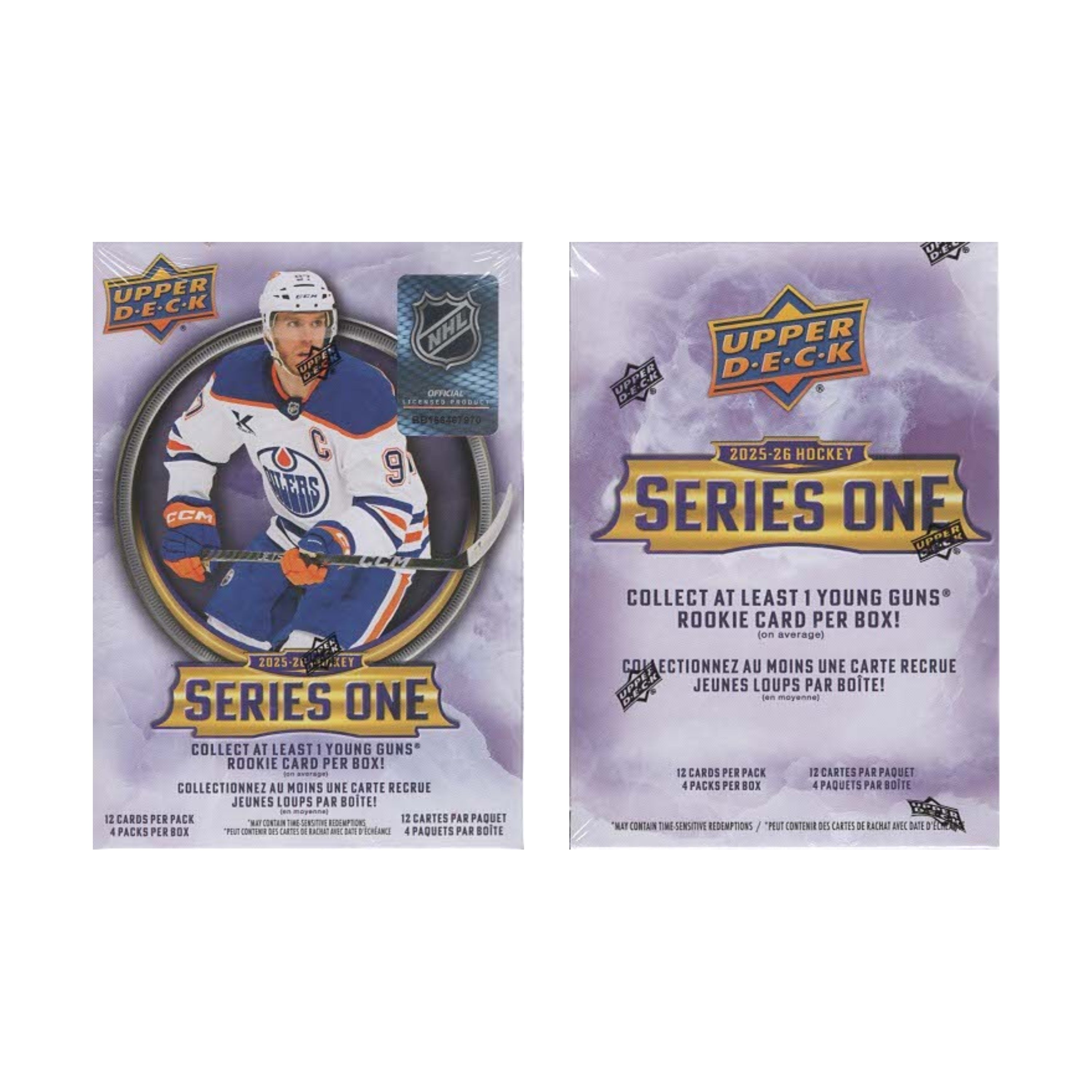 2025-26 Upper Deck Series 1 NHL Hockey 48Ct. Blaster Box