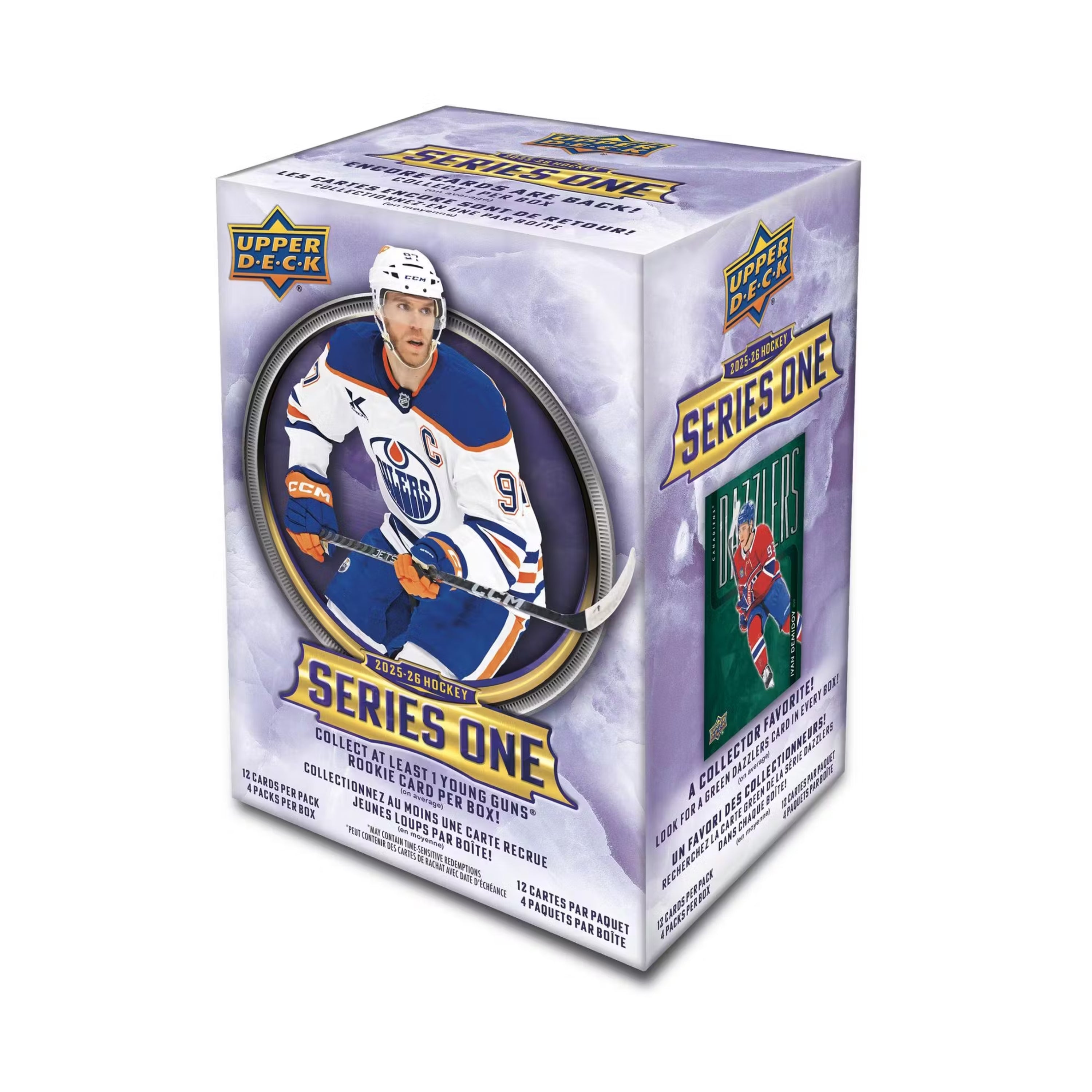 2025-26 Upper Deck Series 1 NHL Hockey 48Ct. Blaster Box