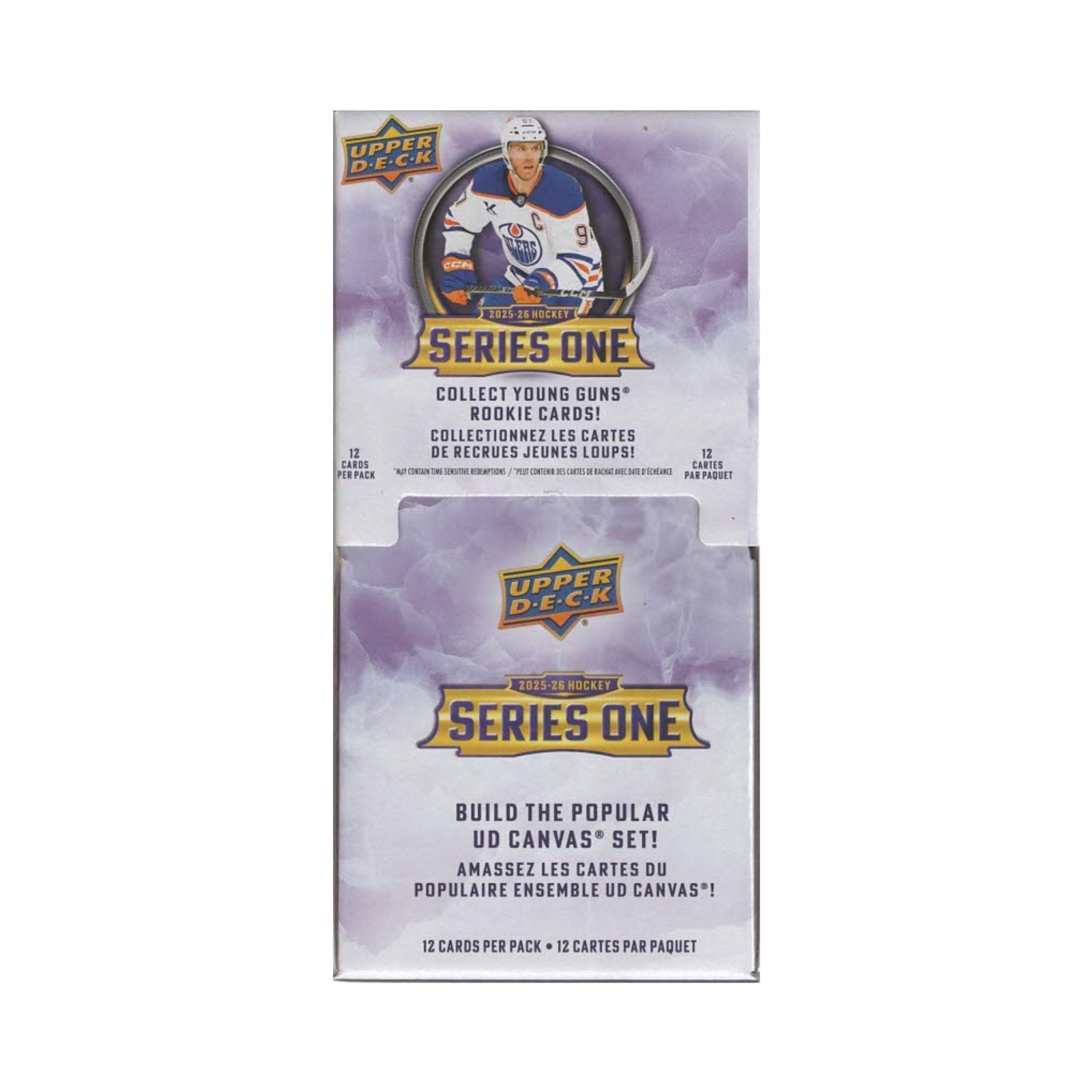 2025-26 Upper Deck Series 1 NHL Hockey 336Ct. Gravity Feed Display Box