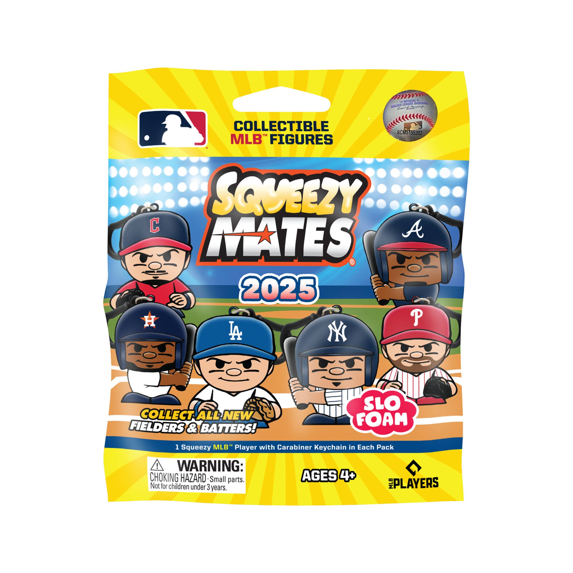 2025 MLB SqueezyMates 24ct. Gravity Feed Display Box