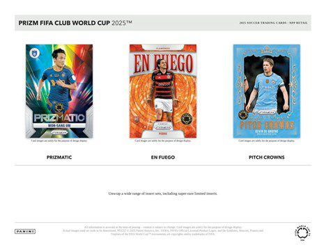 2025 Panini Prizm FIFA Club World Cup Soccer 24ct. Blaster Box