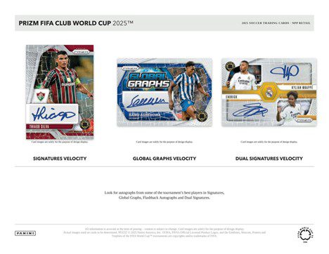 2025 Panini Prizm FIFA Club World Cup Soccer 24ct. Blaster Box