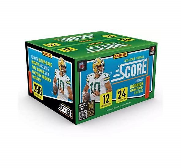 2025 Panini SCORE NFL Football 24pk Retail Display Box