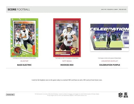 2025 Panini Score NFL Football 150ct. Mega Box