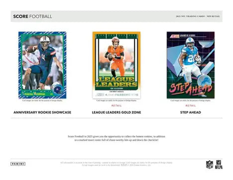 2025 Panini Score NFL Football 150ct. Mega Box