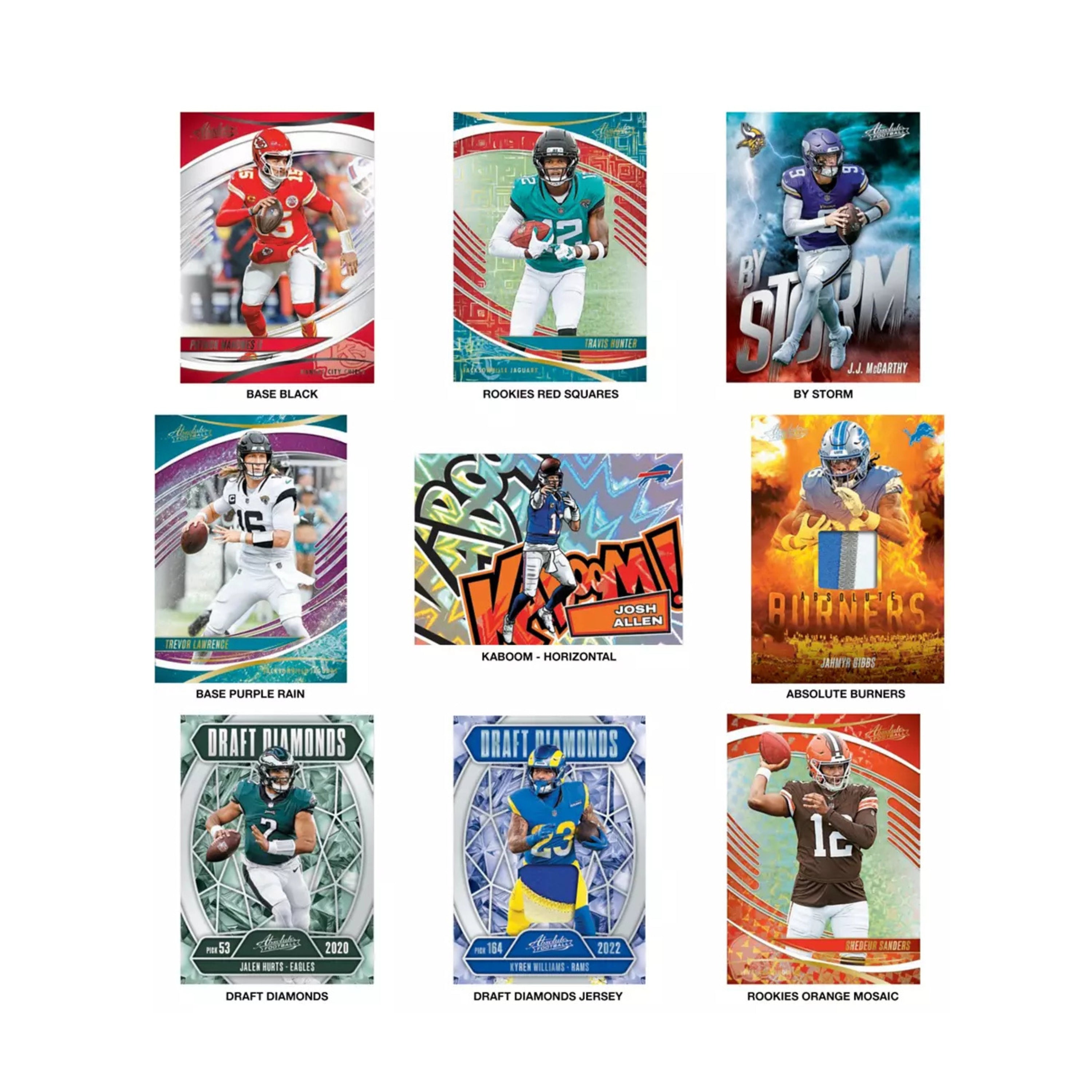 2025 Panini Absolute NFL Football 12Pk Fat Pack Cello Value Box