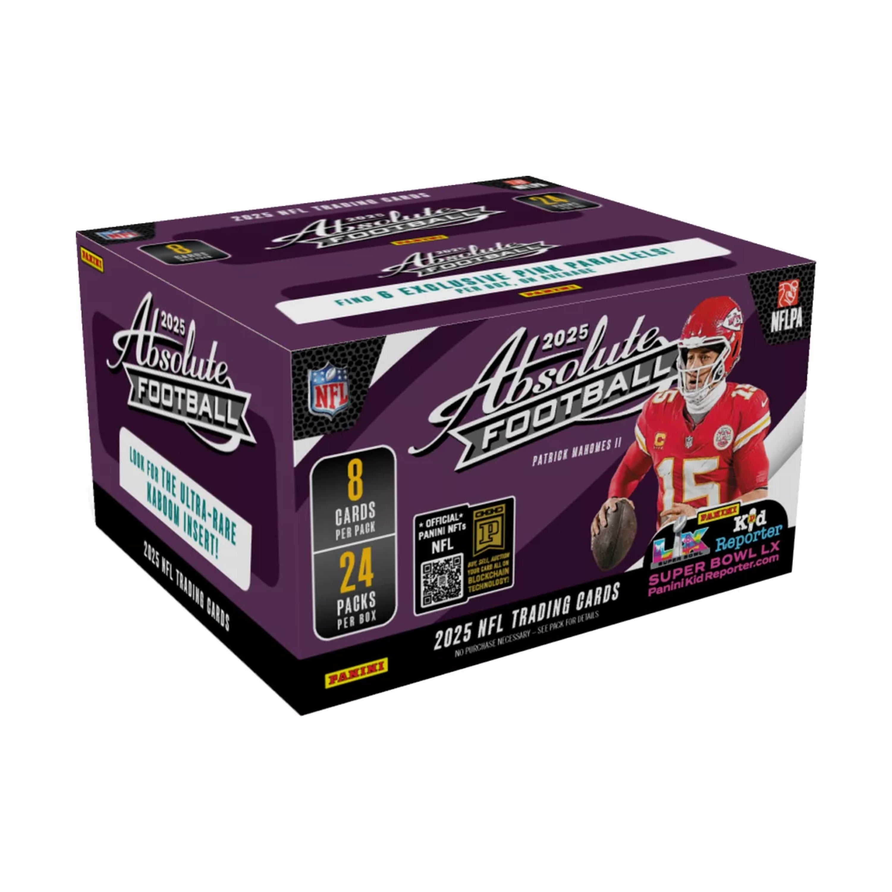 2025 Panini Absolute NFL Football 192ct. Retail Display Box