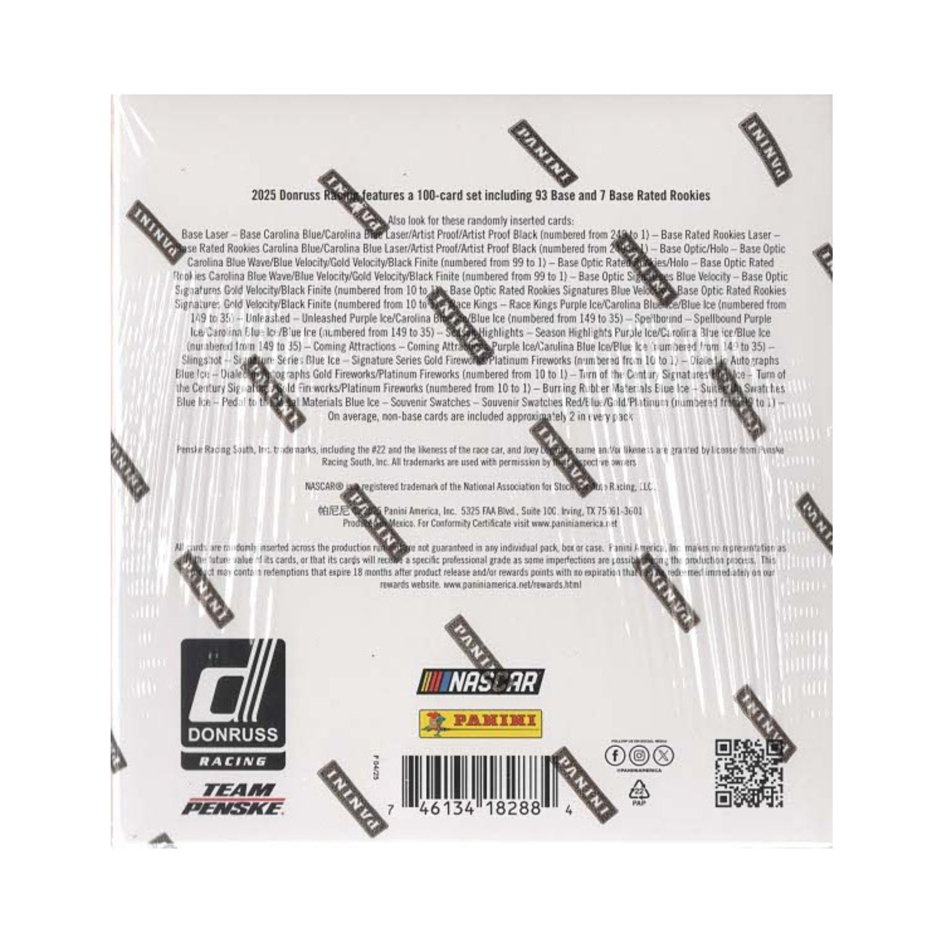 2025 Panini Donruss NASCAR Racing 96ct. Mega Box