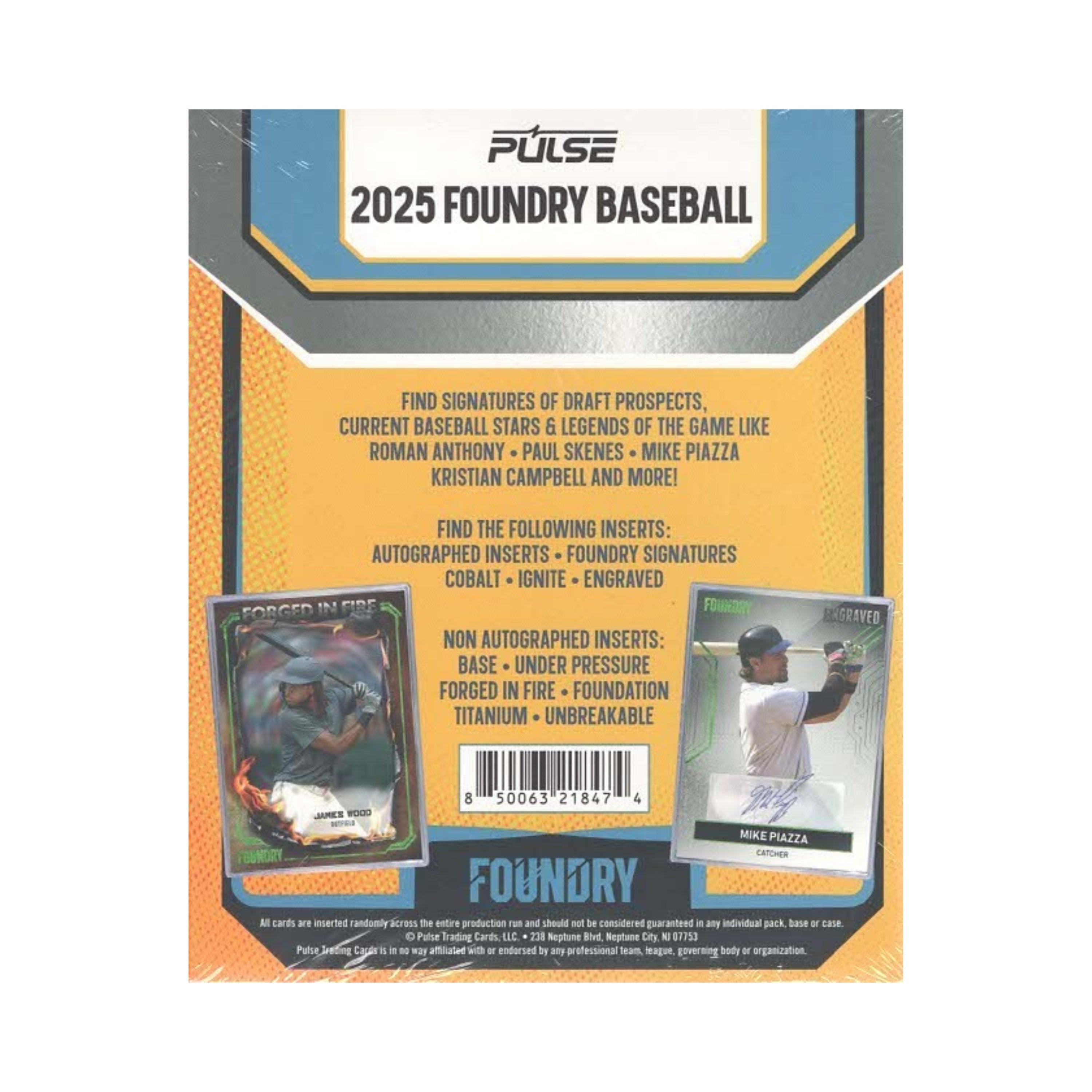 2025 Pulse Foundry Baseball 6ct. Hobby Box