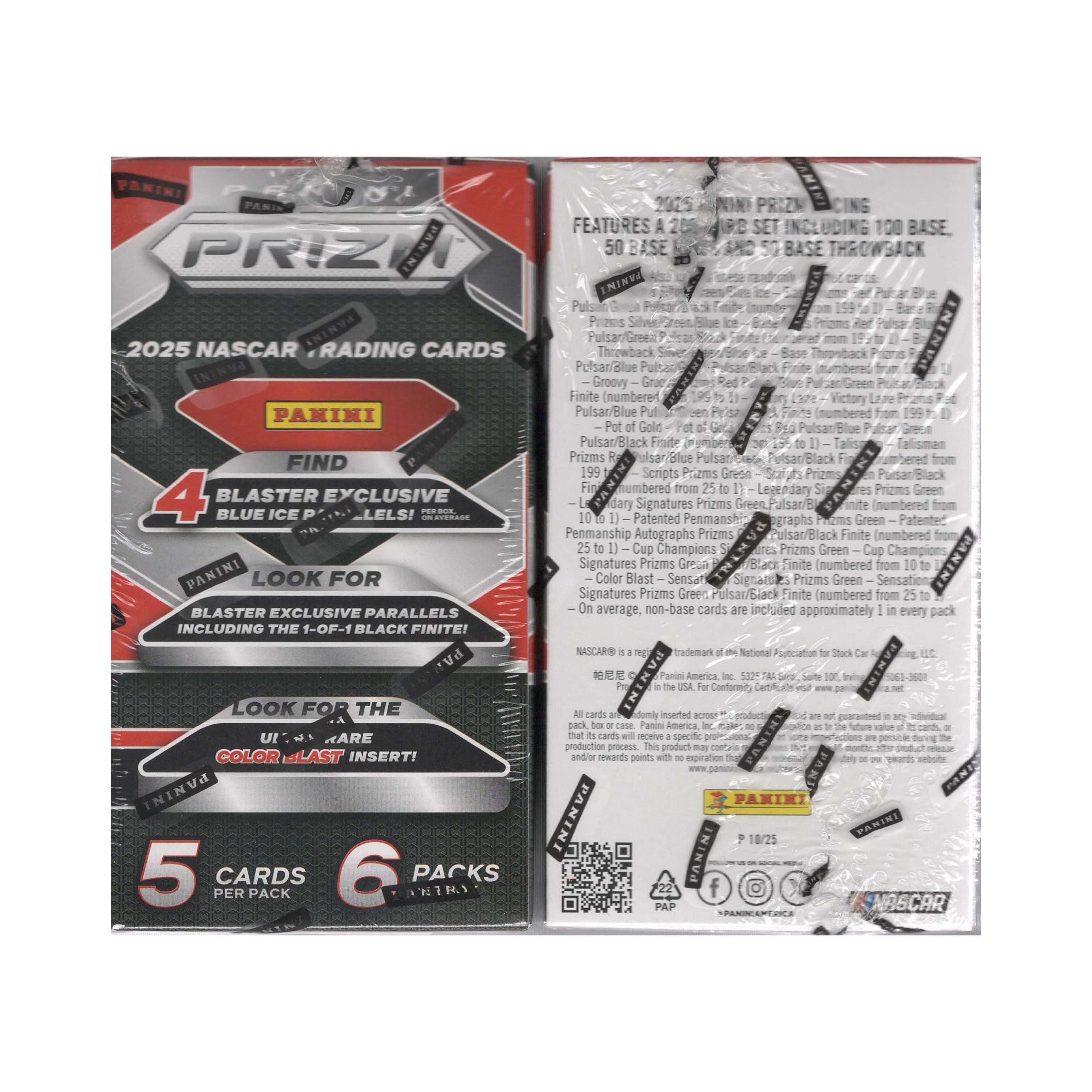 2025 Panini Prizm Racing NASCAR Racing 30ct. Blaster Box