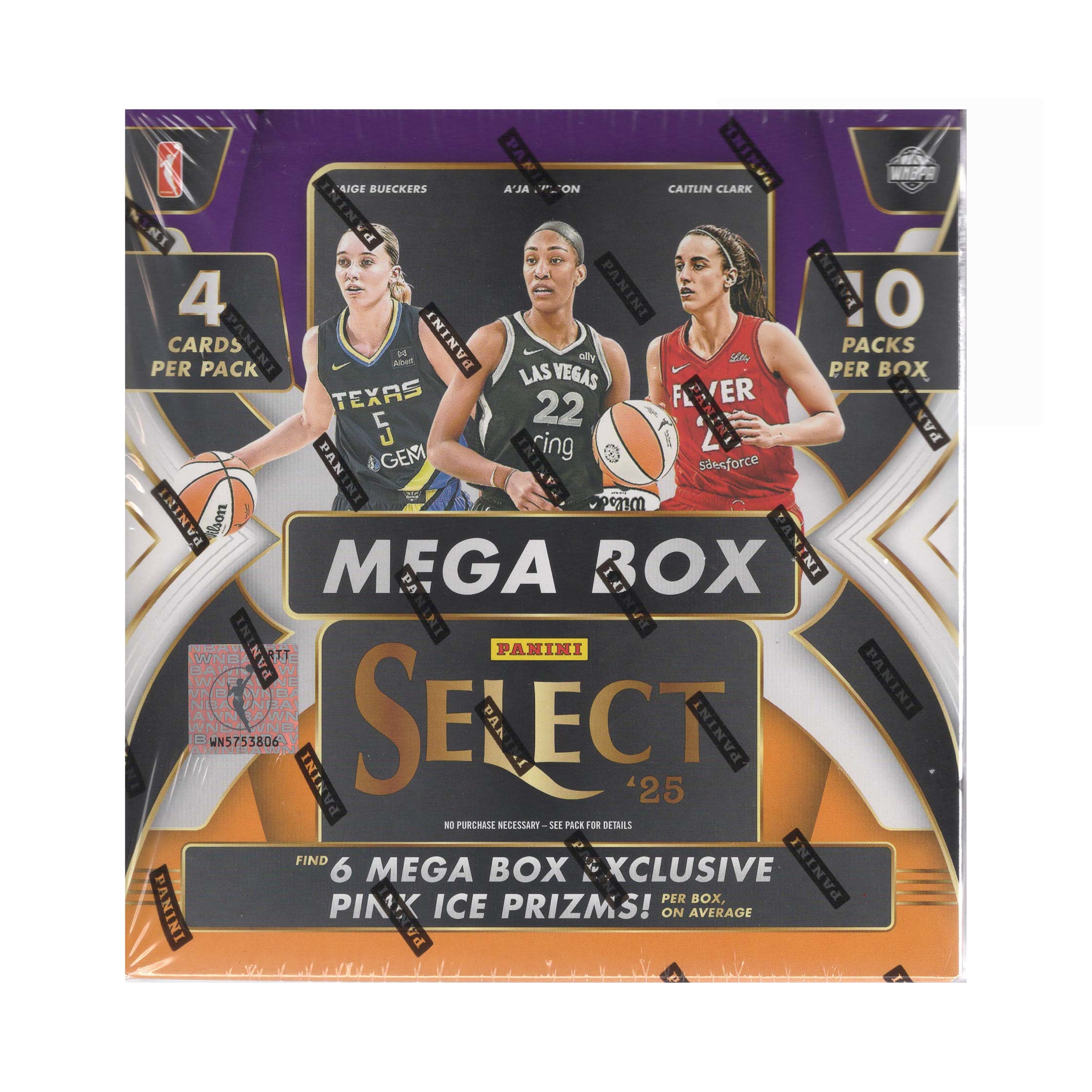 2025 Panini Select WNBA 40Ct. Mega Box