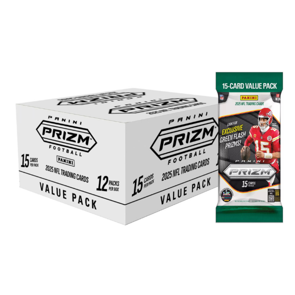 2025 Panini Prizm NFL Football 12pk Fat Pack Box