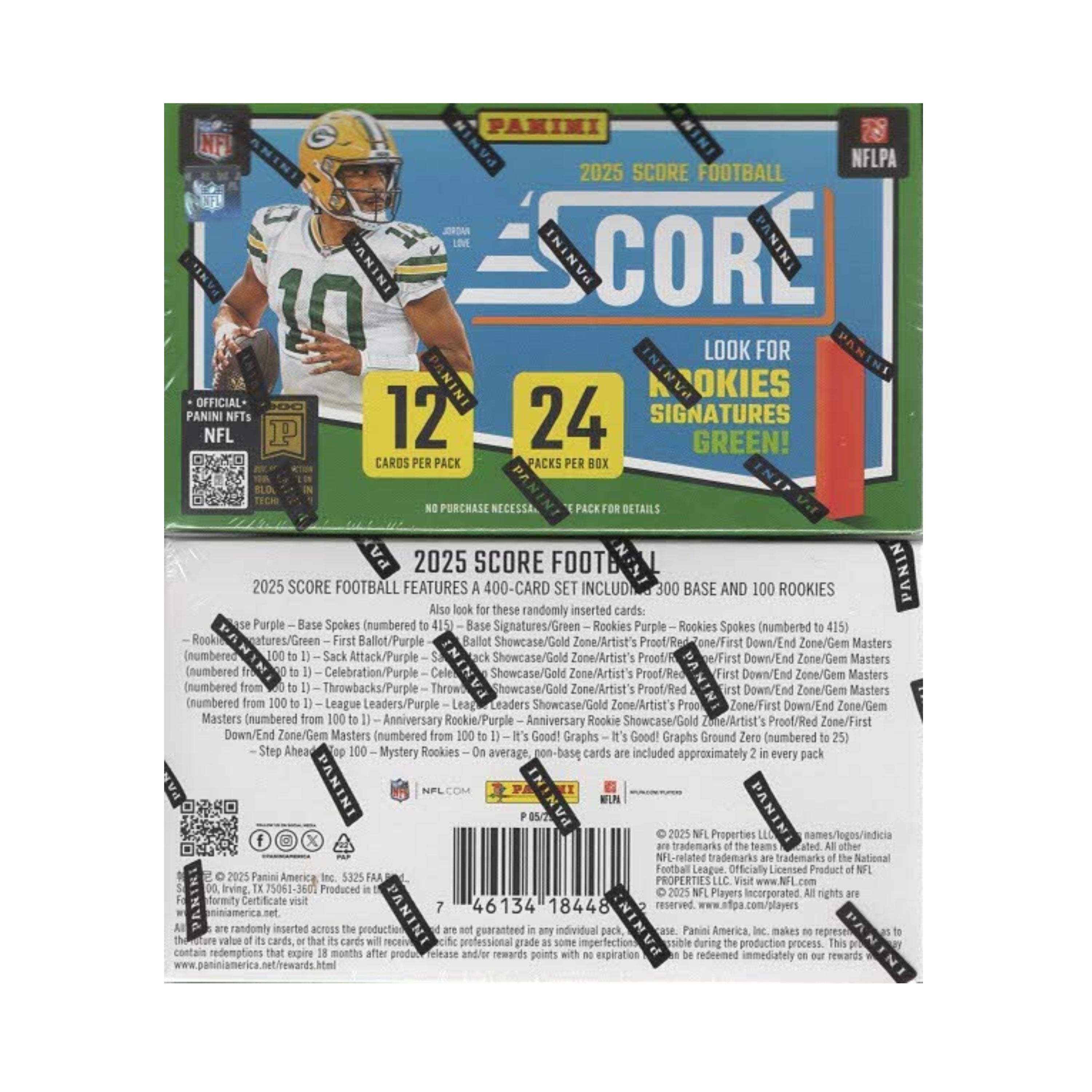 2025 Panini SCORE NFL Football 24pk Retail Display Box