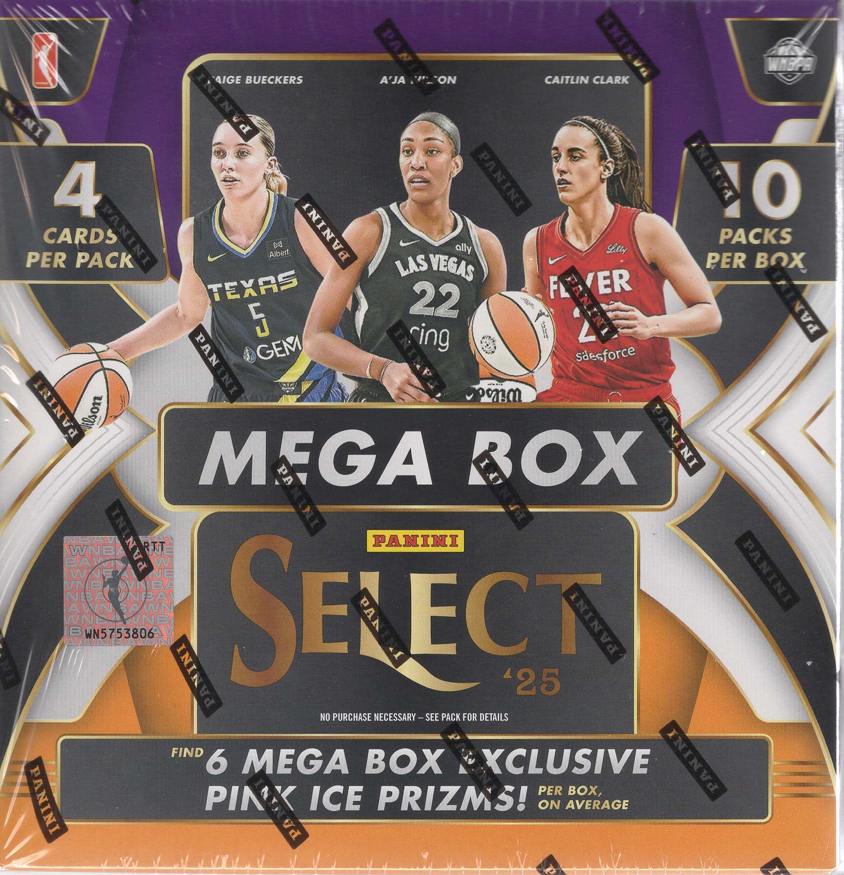 2025 Panini Select WNBA 40Ct. Mega Box – Card Giants