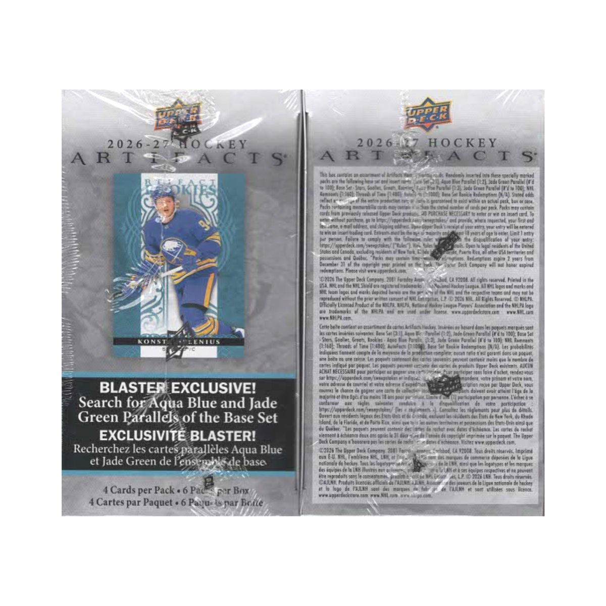 2026-27 Upper Deck Artifacts Hockey 24Ct. Blaster Box