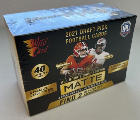 2021 Wild Card Draft Picks Matte Football Blaster Box