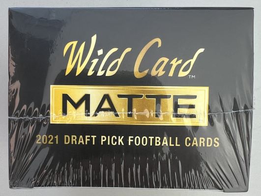 2021 Wild Card Draft Picks Matte Football Blaster Box