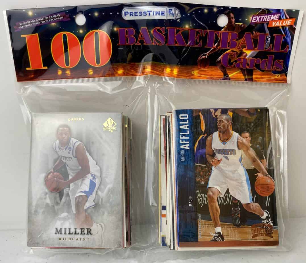 NBA Basketball Trading Cards New Sealed 100 Card Bulk Pack