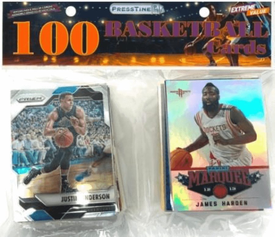 NBA Basketball Trading Cards New Sealed 100 Card Bulk Pack