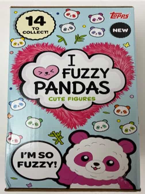 2021 Topps I Love Fuzzy Pandas Collectible Figures & Stickers 12 Ct. GRAVITY FEED BOX