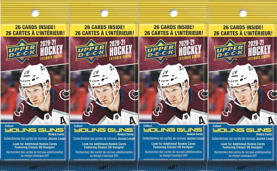 2020-21 Upper Deck Extended Series Hockey NHL 26Ct. FAT PACK