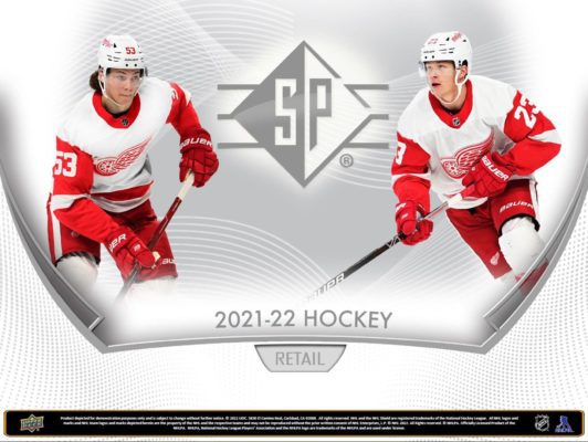 2021-22 Upper Deck SP NHL Hockey 15ct. Hanger Pack