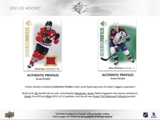 2021-22 Upper Deck SP NHL Hockey 15ct. Hanger Pack