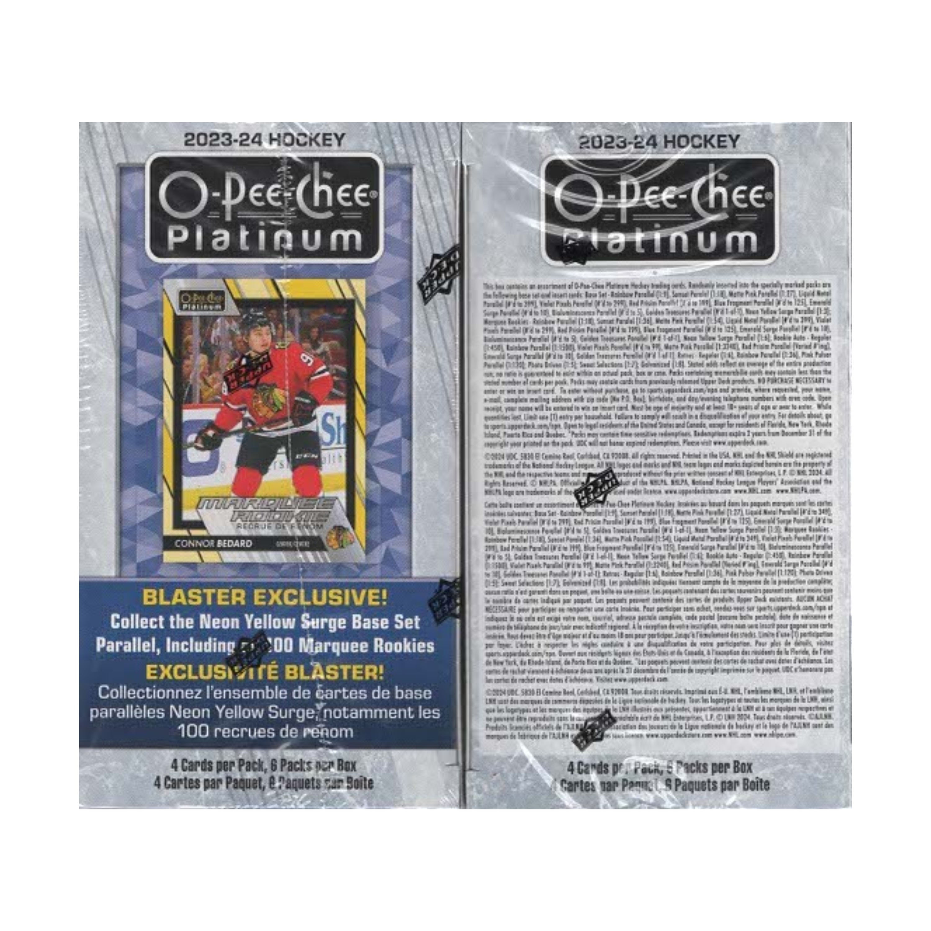 2023-24 Upper Deck O-Pee-Chee Platinum Hockey 24Ct. Blaster Box
