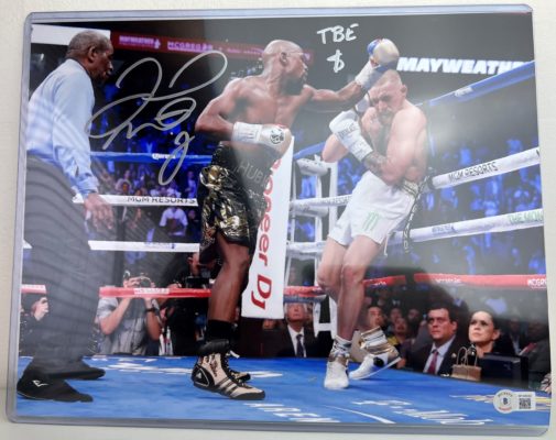 2023 Floyd "Money" Mayweather Collection Box with (4) Signed Items.