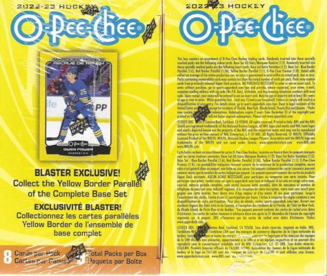 2022-23 Upper Deck O-Pee-Chee NHL Hockey 72ct. Blaster Box