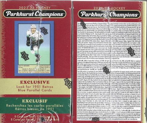 2022-23 Upper Deck Parkhurst Champions NHL Hockey 40 Ct. Blaster Box