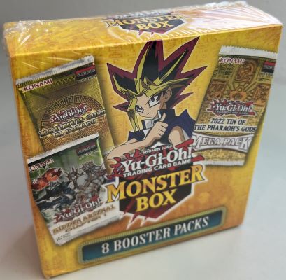 Yu-Gi-Oh! 8 Pack Monster Box.  MJH Exclusive