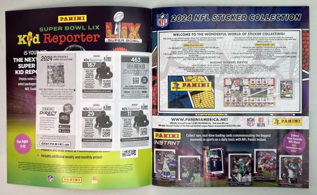 2024 Panini NFL Football Sticker Album