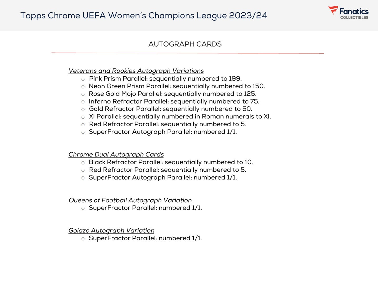 2023-24 Topps Chrome UEFA Women's Champions League UWCL Soccer 28ct. BLASTER BOX
