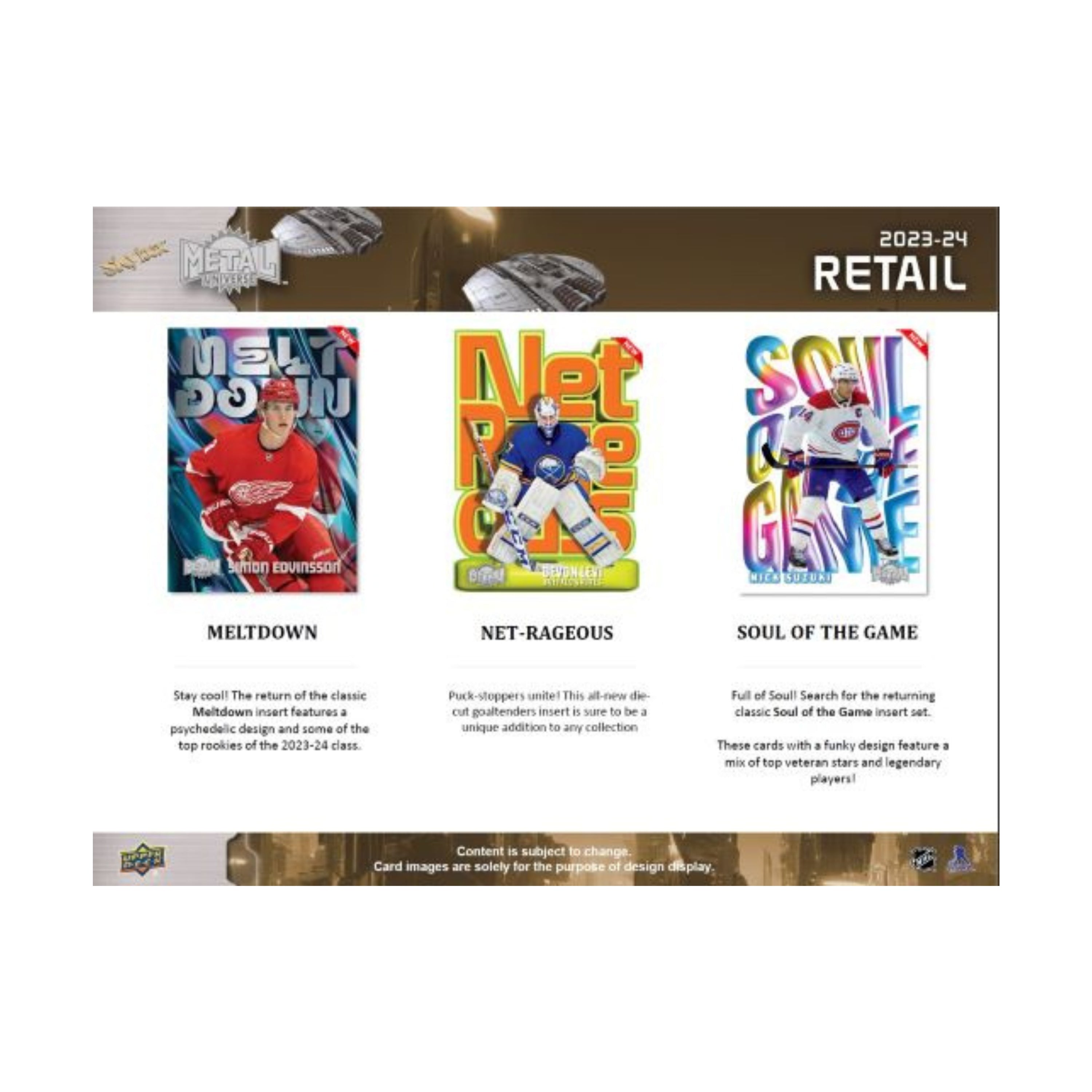 2023-24 Upper Deck Skybox Metal Universe NHL Hockey 35Ct. BLASTER BOX