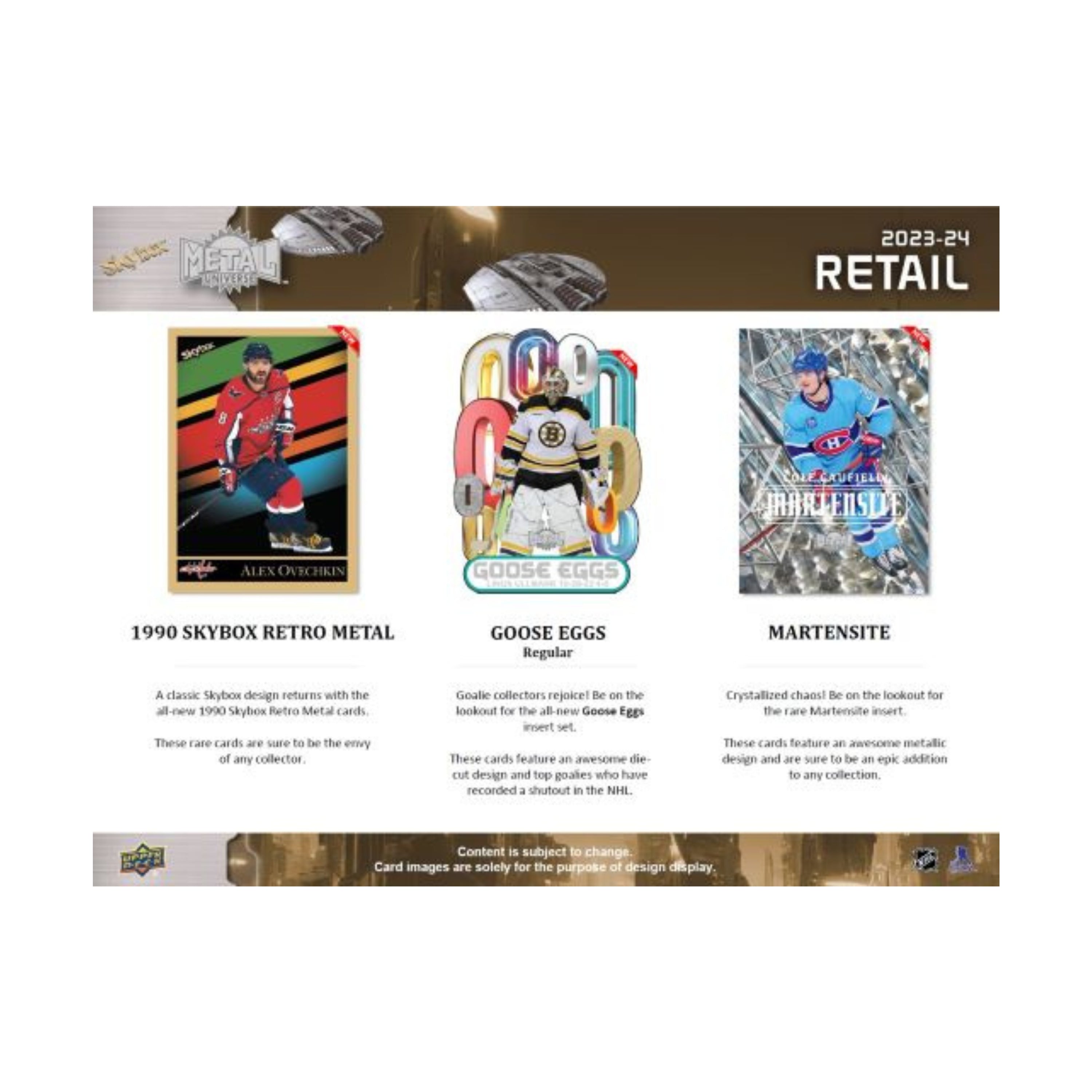 2023-24 Upper Deck Skybox Metal Universe NHL Hockey 35Ct. BLASTER BOX