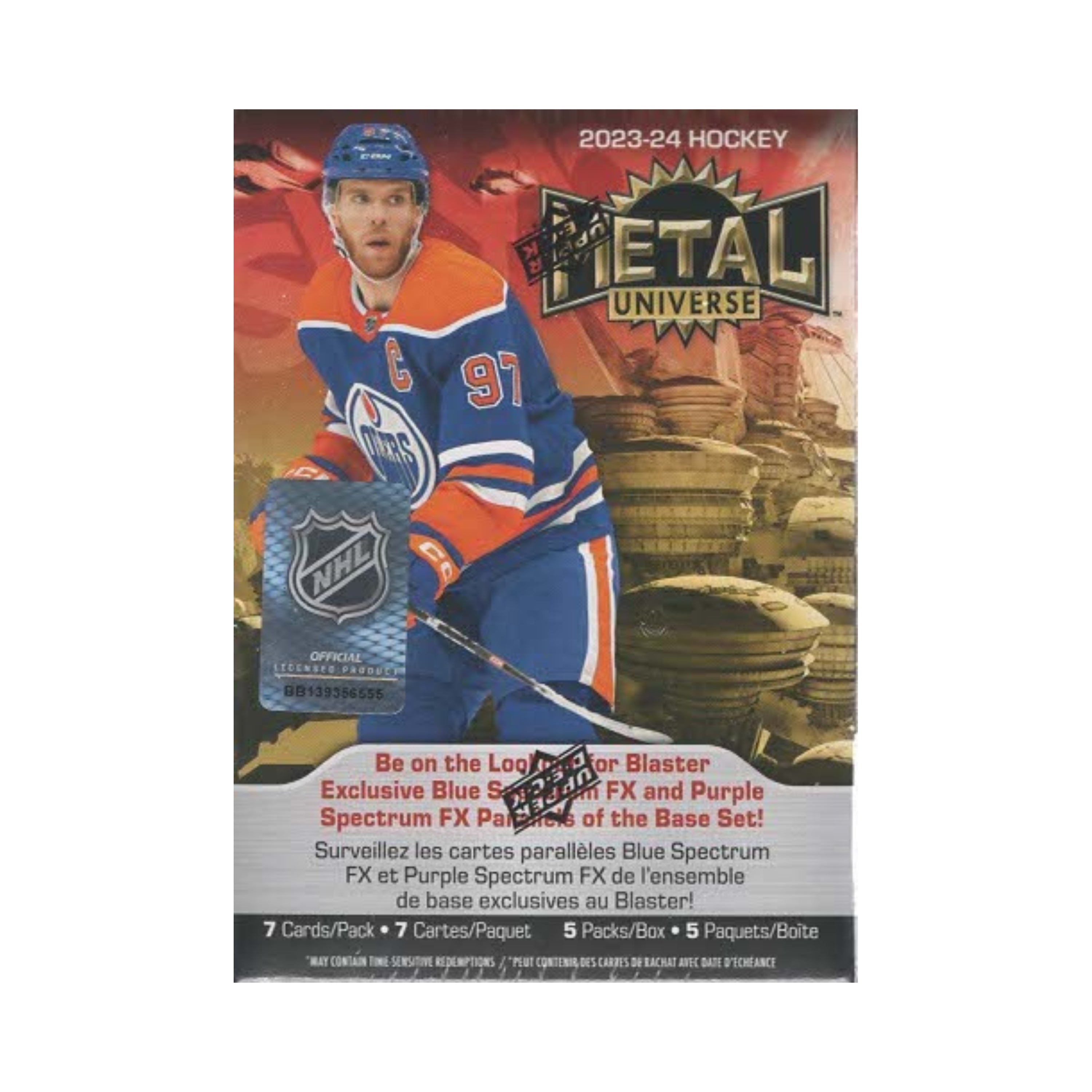2023-24 Upper Deck Skybox Metal Universe NHL Hockey 35Ct. BLASTER BOX