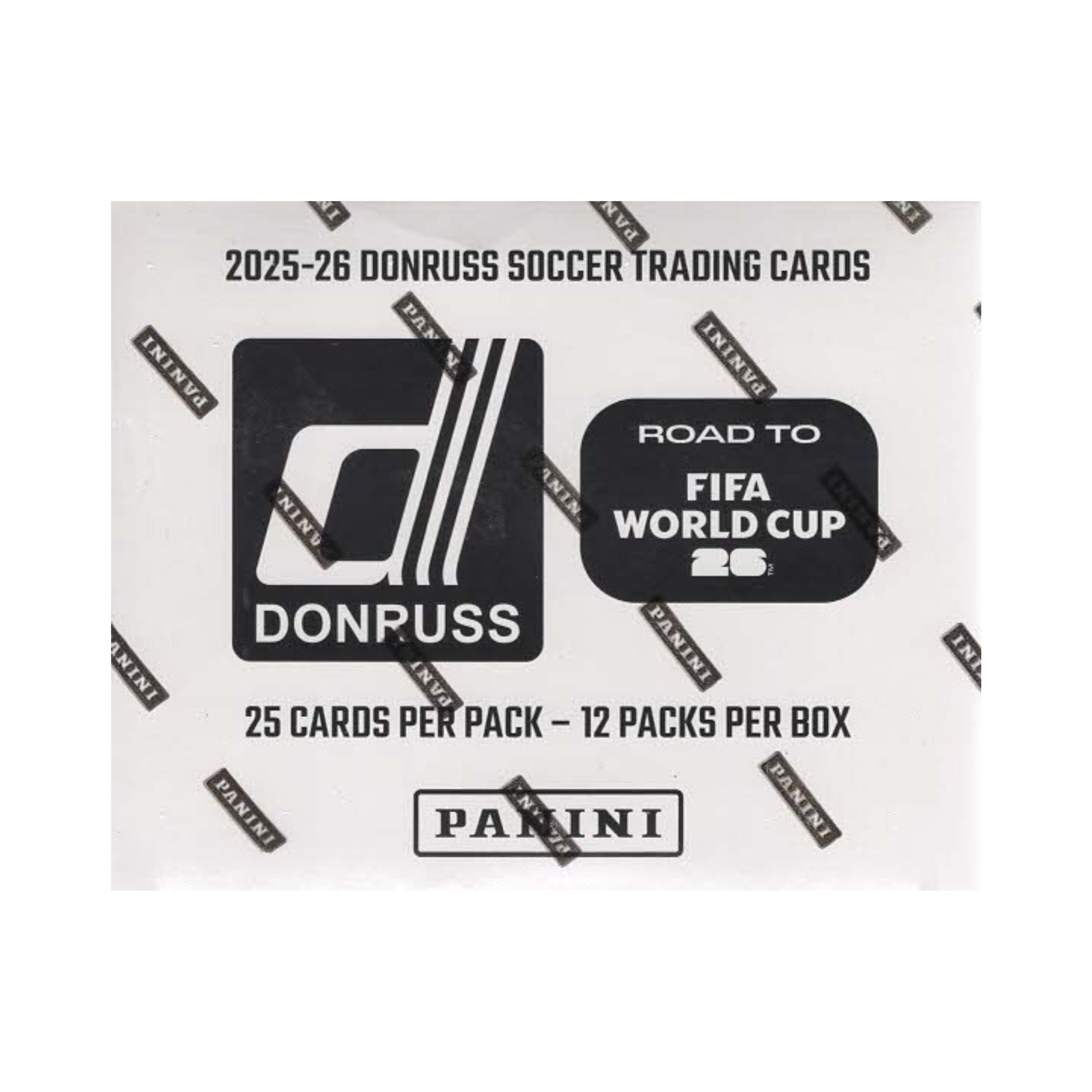 2025-26 Panini Donruss Road to World Cup Soccer 300ct. Fat Pack Box