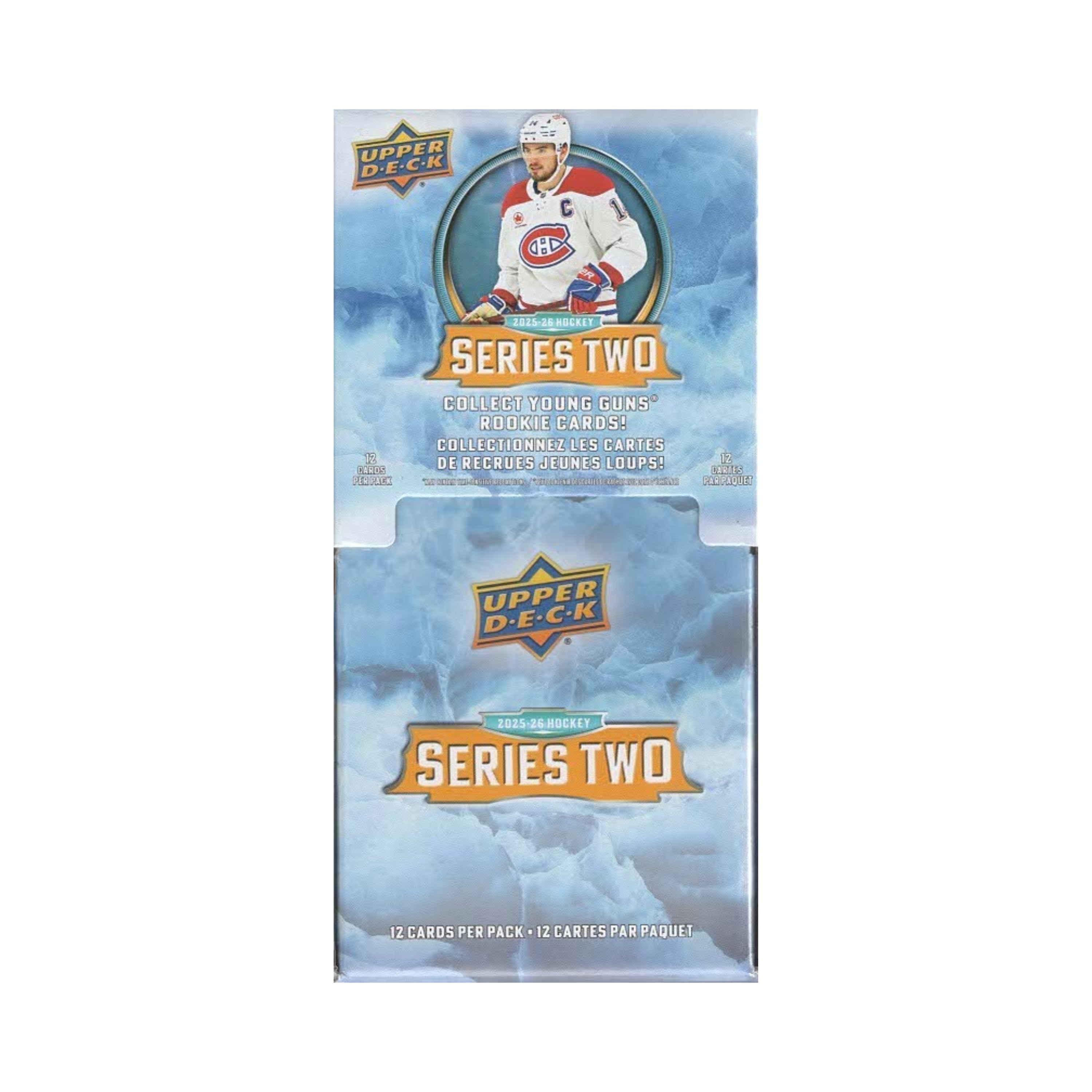 2025-26 Upper Deck Series 2 Hockey Gravity Feed Display Box