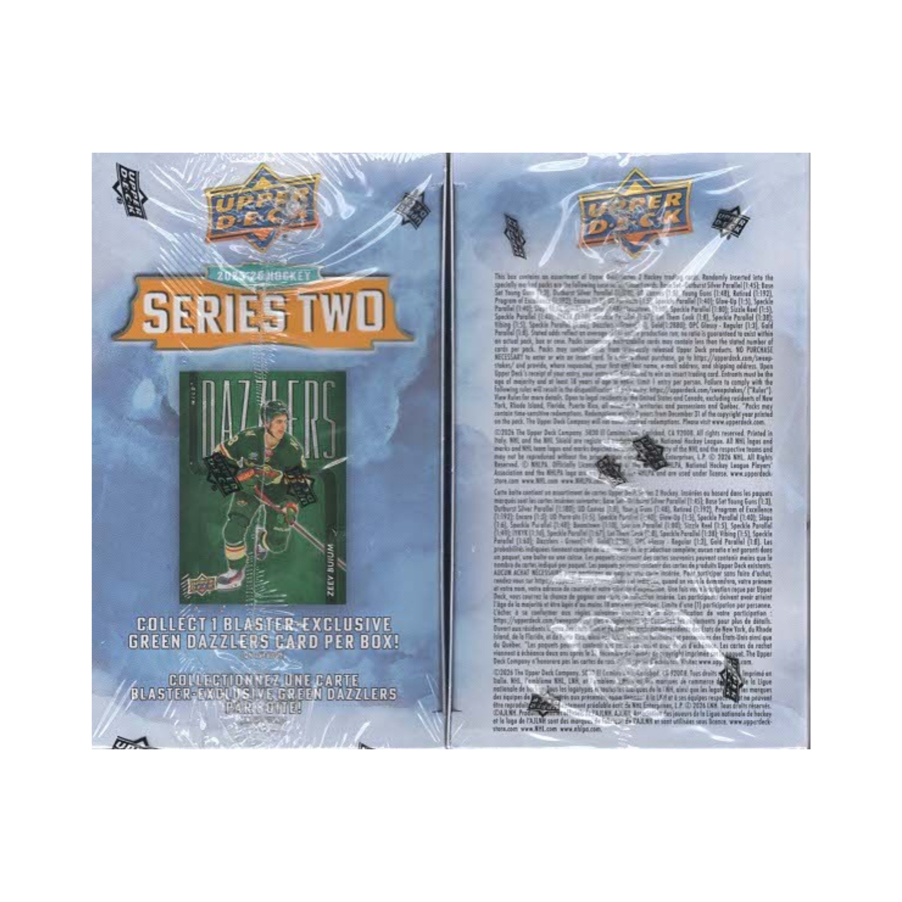 2025-26 Upper Deck Series 2 Hockey 48Ct. Blaster Box