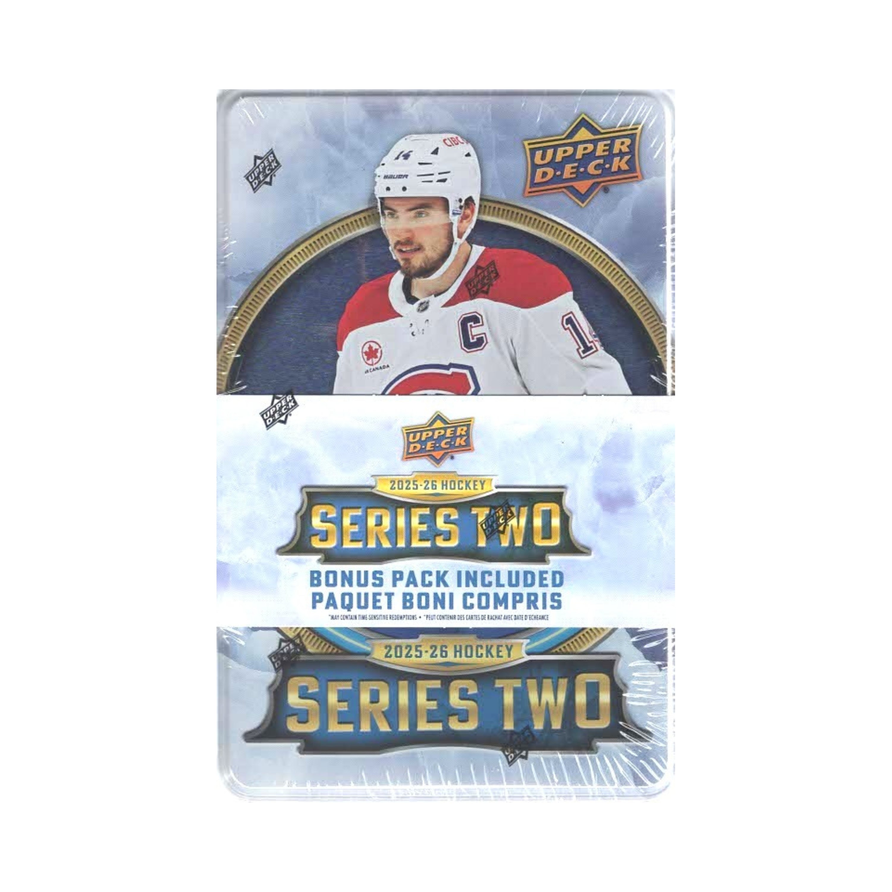 2025-26 Upper Deck Series 2 Hockey 108Ct. Tin
