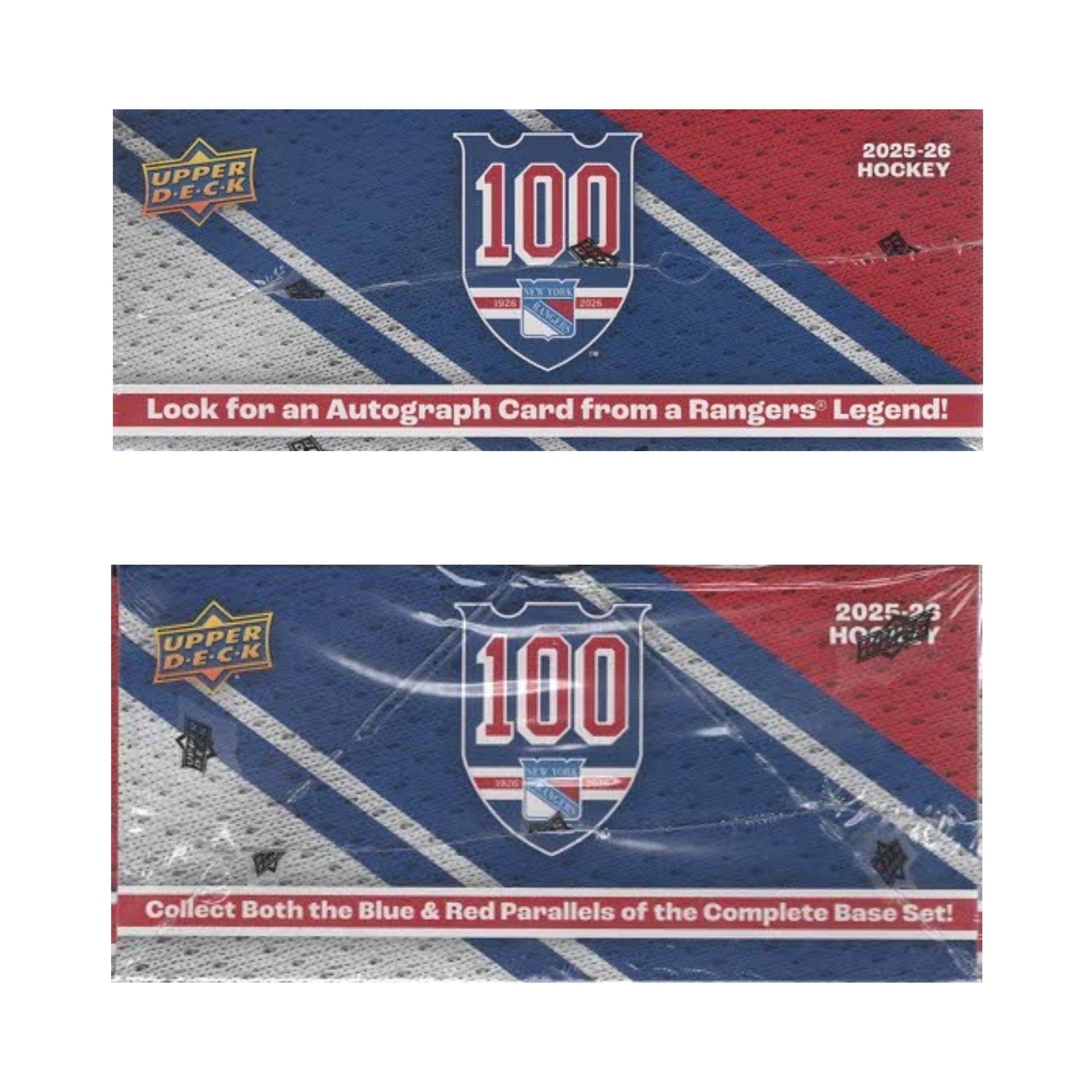 2025-26 Upper Deck New York Rangers Centennial 105Ct. Box Set