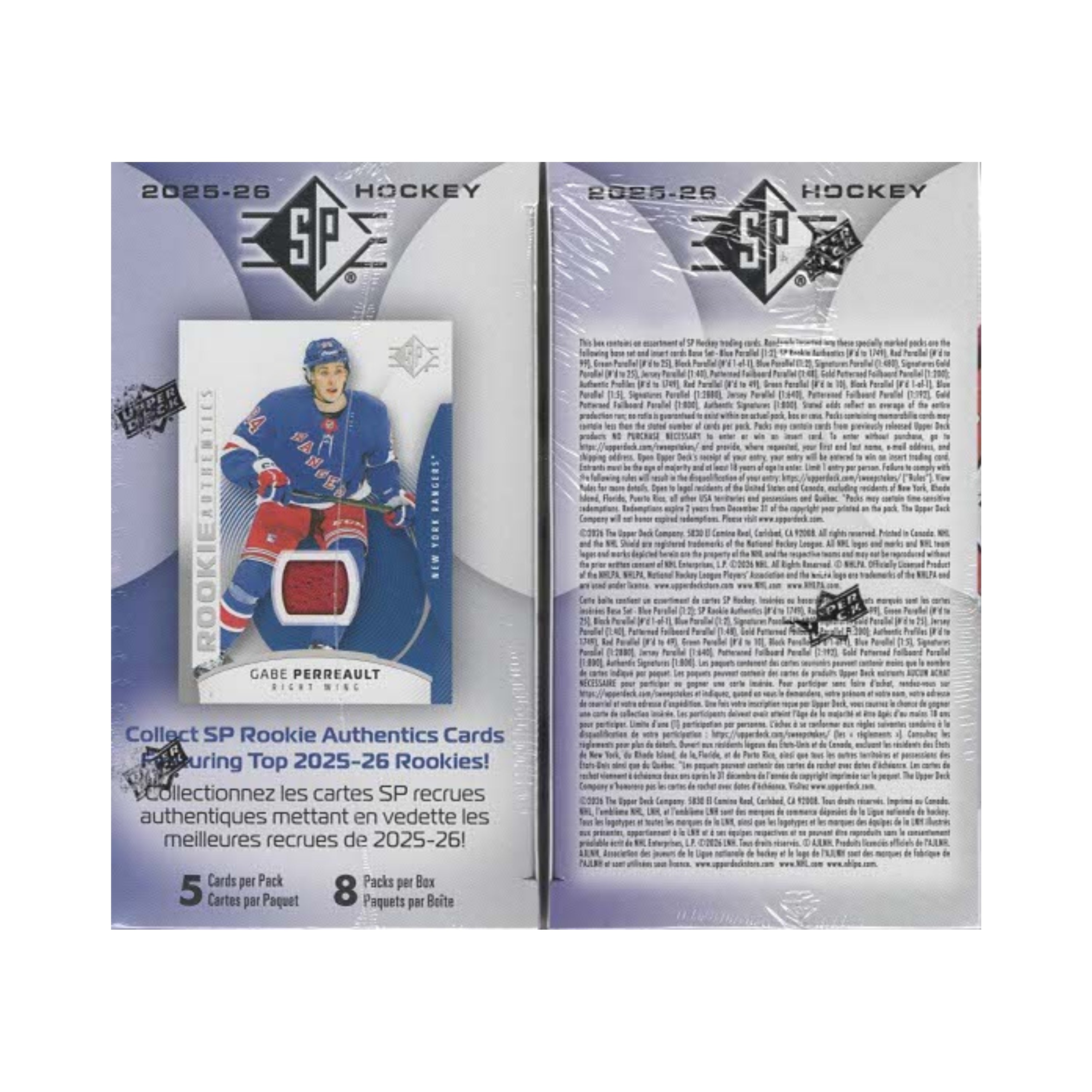2025-26 Upper Deck SP NHL Hockey 40ct. Blaster Box